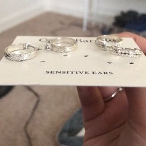 Silver Hoop Earrings